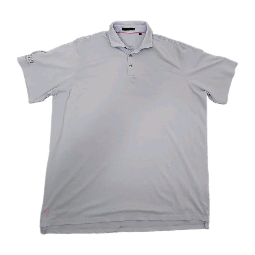 Greyson Men's Valley Electrical Solution Purple Polo Short Sleeve Shirt Sz XXL
